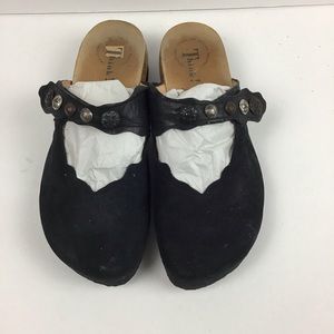 Think! Maryjane clog suede